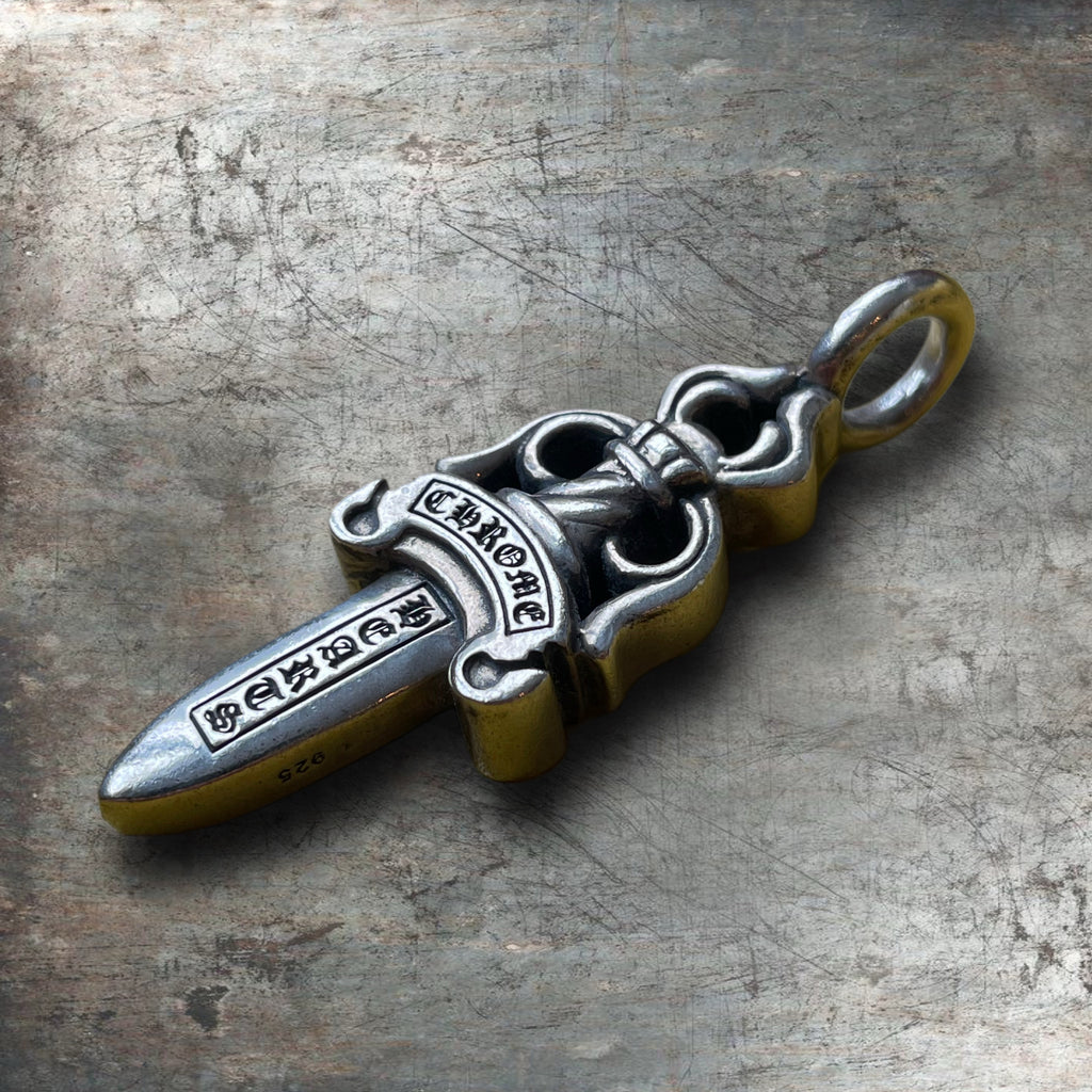 Chrome Hearts Double Dagger Pendant .925 Silver