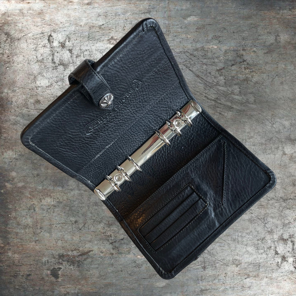 Chrome Hearts Leather Cross A6 Notebook