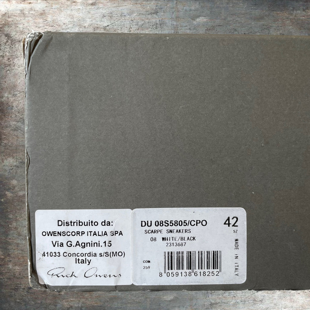 Rick Owens Dunks – Size 42