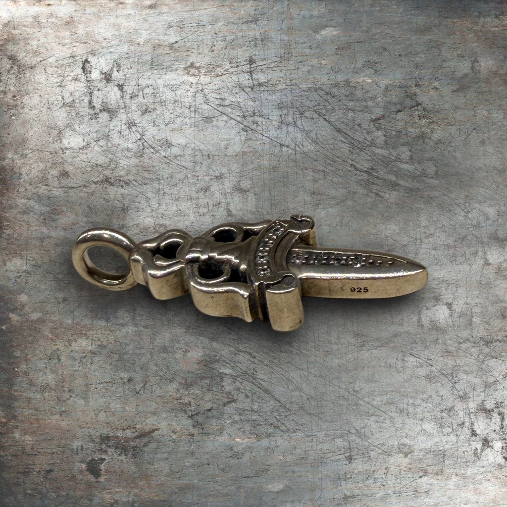 Chrome Hearts Double Dagger Pendant .925 Silver
