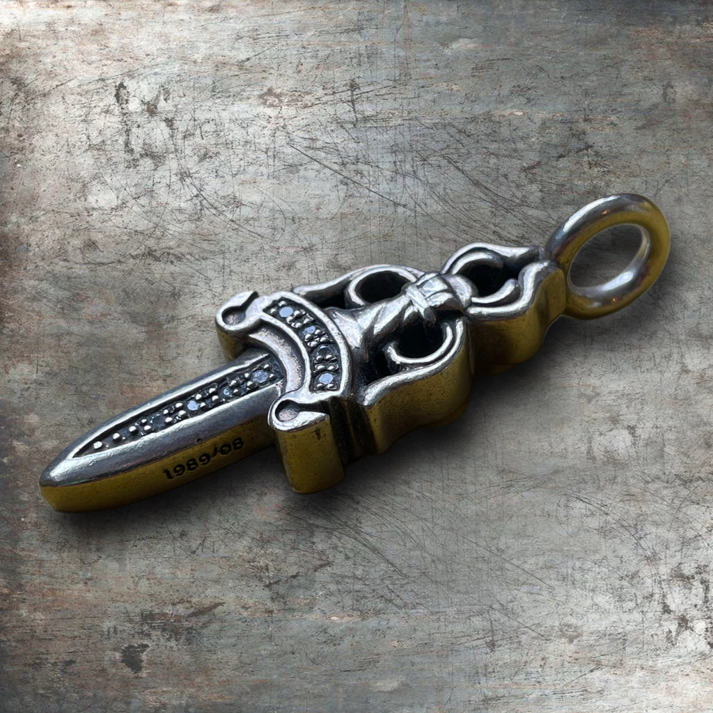 Chrome Hearts Double Dagger Pendant .925 Silver