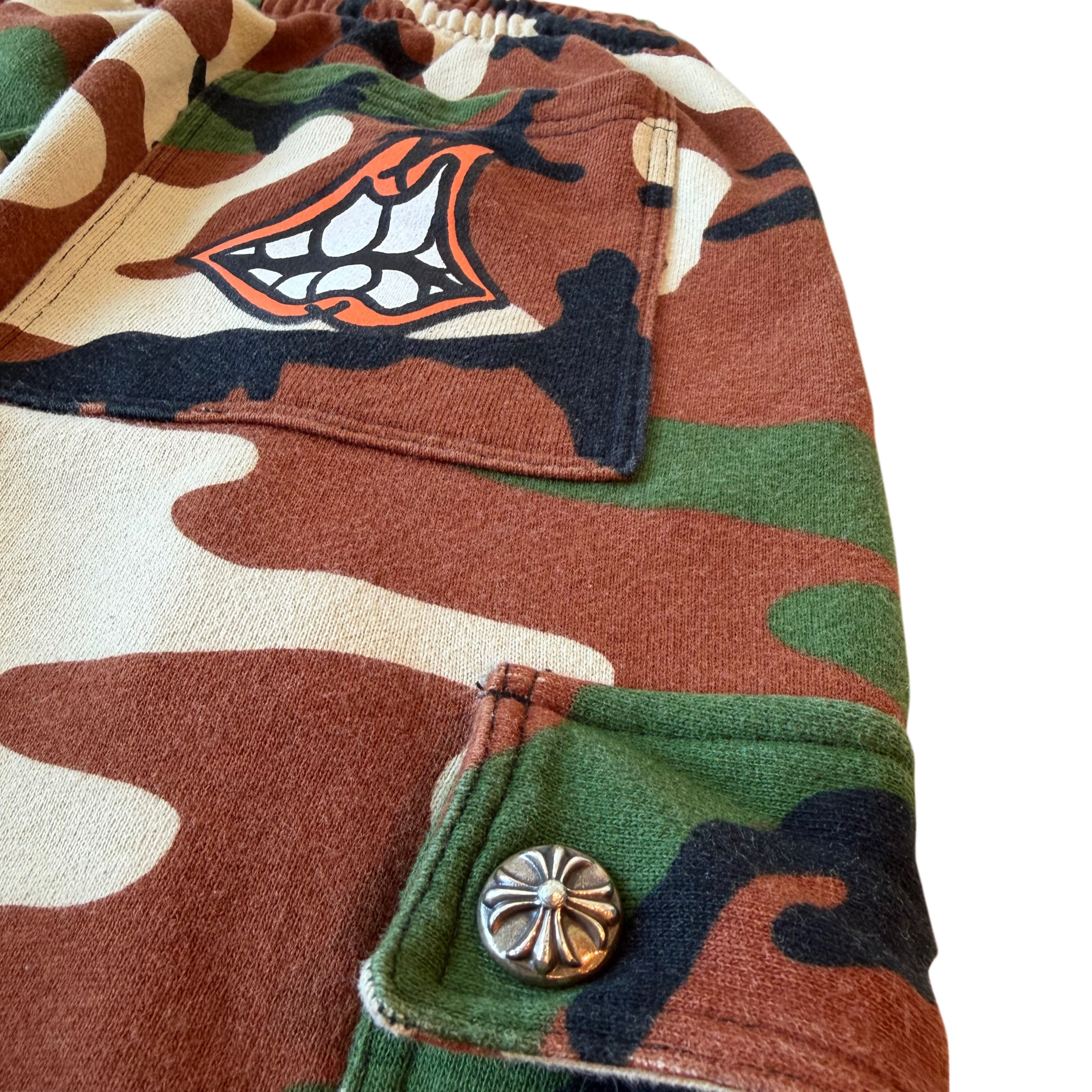 Chrome Hearts Matty Boy Caution Sweatpants Camo