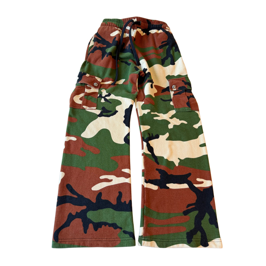 Chrome Hearts Matty Boy Caution Sweatpants Camo
