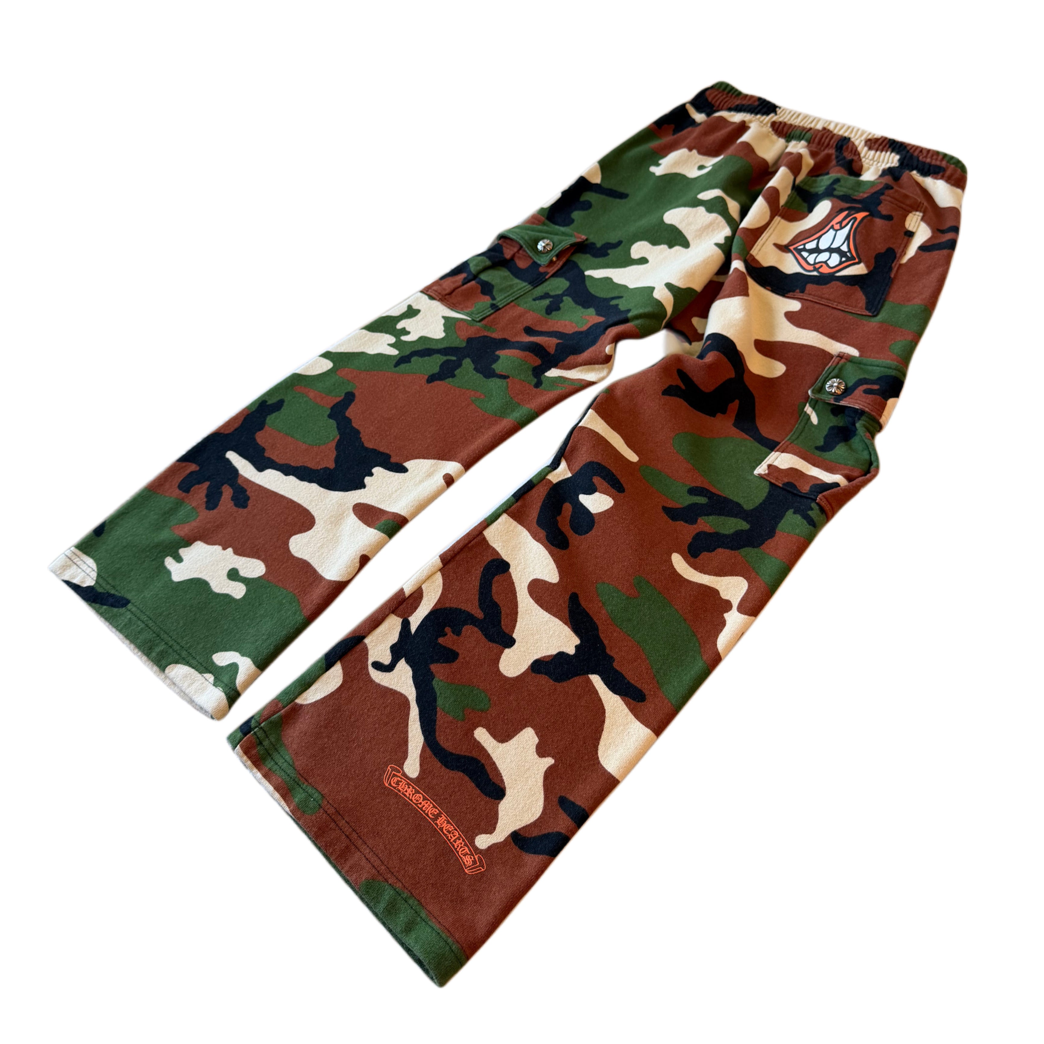 Chrome Hearts Matty Boy Caution Sweatpants Camo