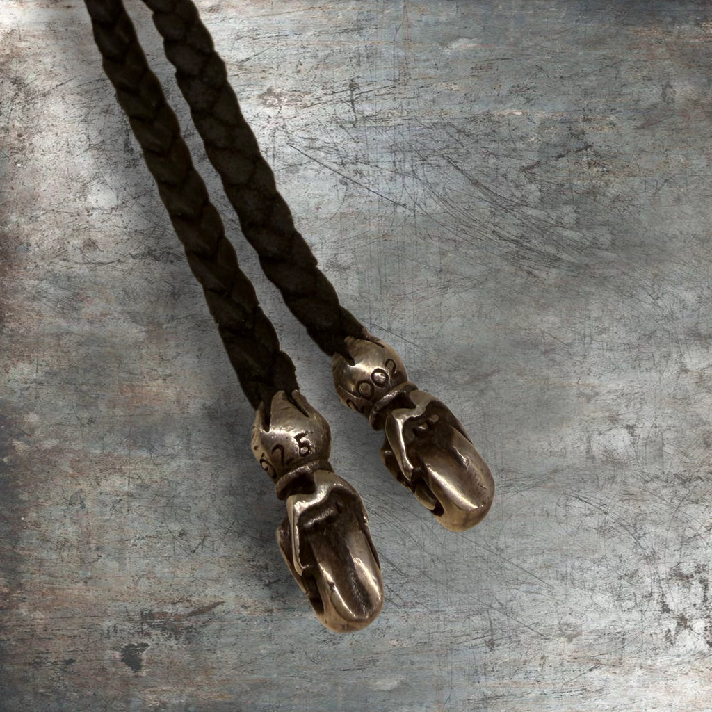 Chrome Hearts x The Rolling Stones Braided Rope Necklace 925 Silver 37in