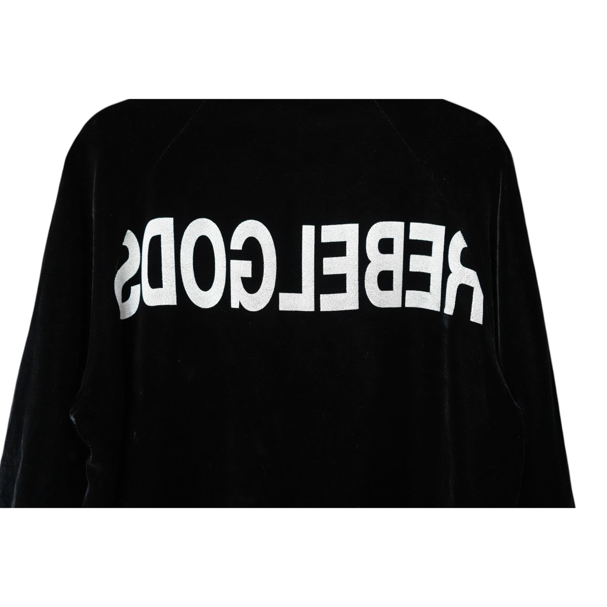 UNDERCOVER AW2002 REBELGODS Velour Bomber Jacket