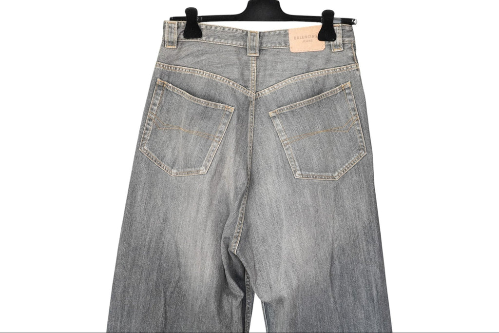 Balenciaga Charms Baggy Wide Leg Jeans