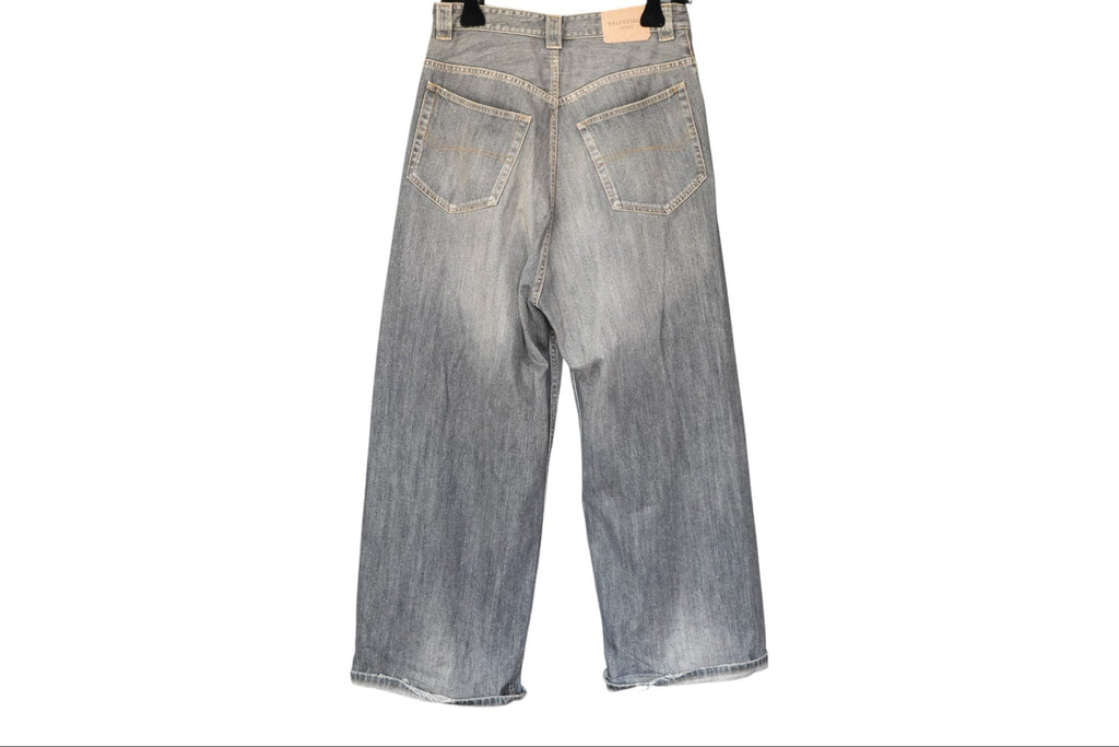 Balenciaga Charms Baggy Wide Leg Jeans
