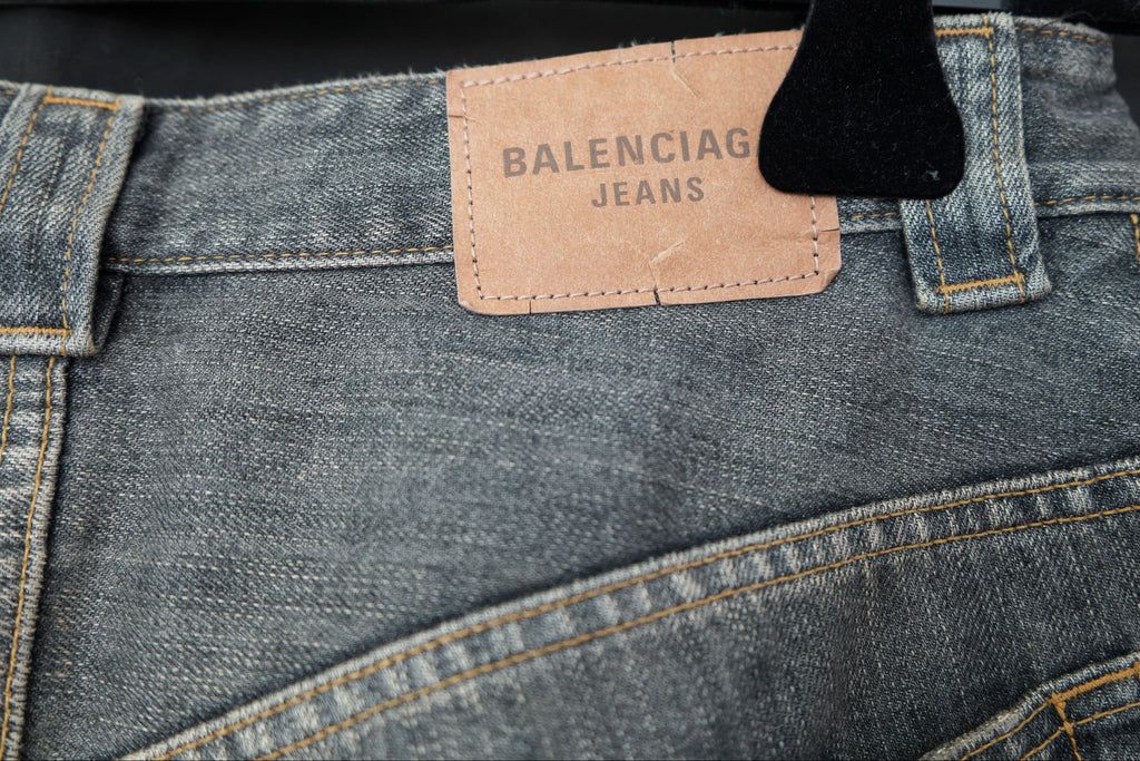 Balenciaga Charms Baggy Wide Leg Jeans