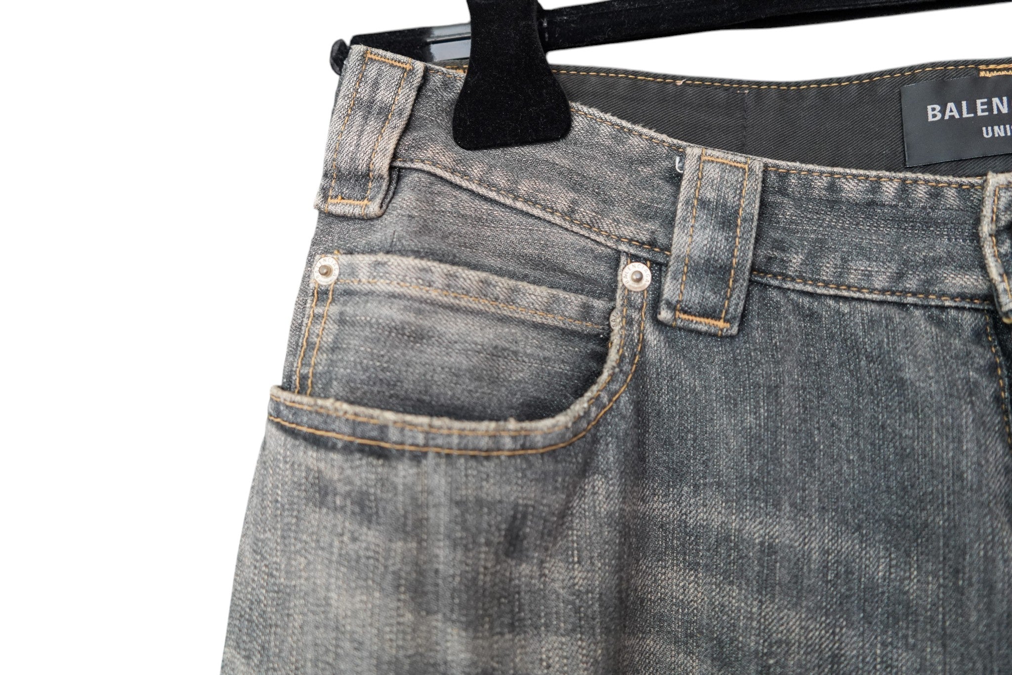 Balenciaga Charms Baggy Wide Leg Jeans