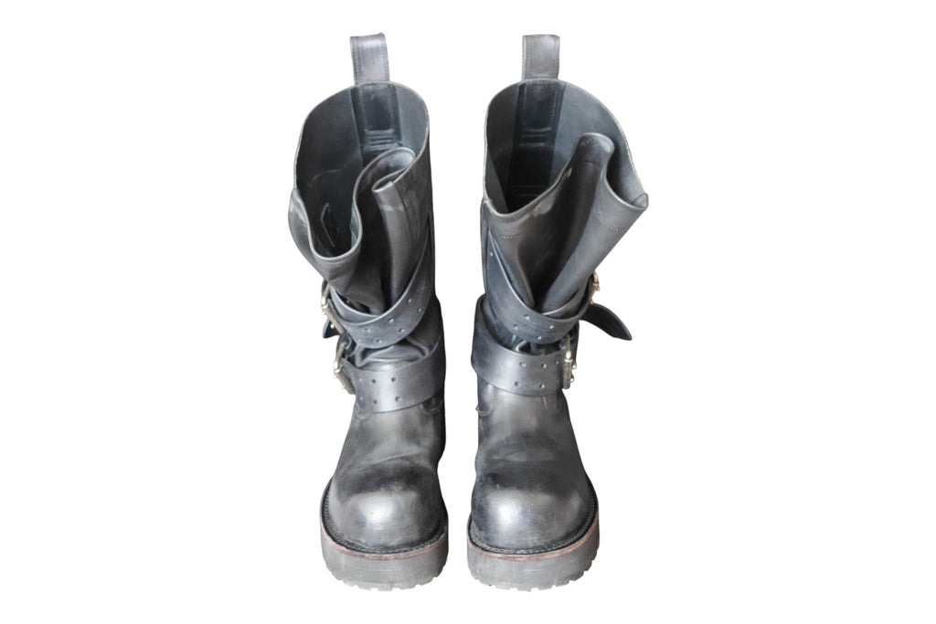 Balenciaga Venom High Boots Black