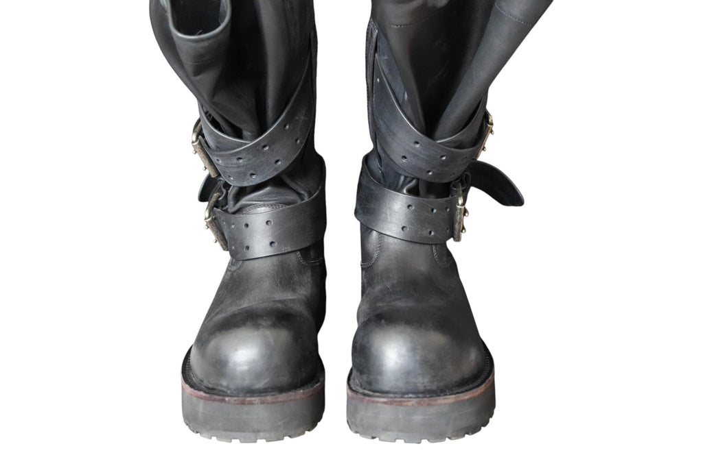 Balenciaga Venom High Boots Black