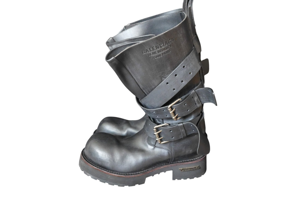 Balenciaga Venom High Boots Black