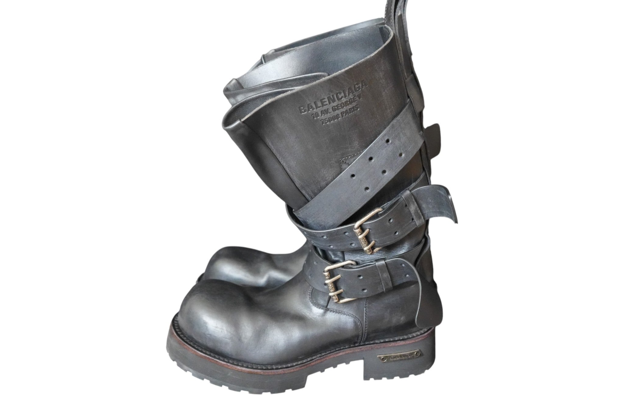 Balenciaga Venom High Boots Black