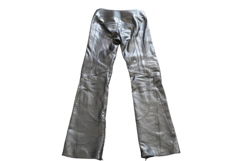Balenciaga Fall 2024 Low Waist Biker Leather Pants